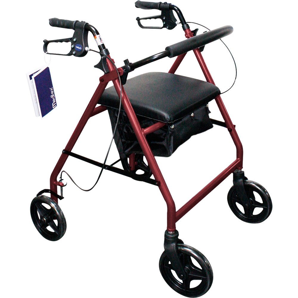 andadera-rollator-medfex-burgundy